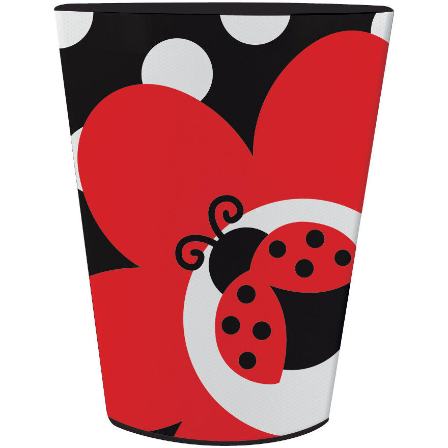 Ladybug Fancy 16 Oz Plastic Keepsake Cup