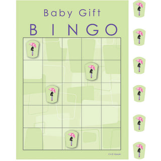 Mod Mom Baby Shower Bingo Game