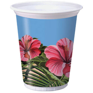 Polynesian Party 16oz Plastic Cups (8ct)