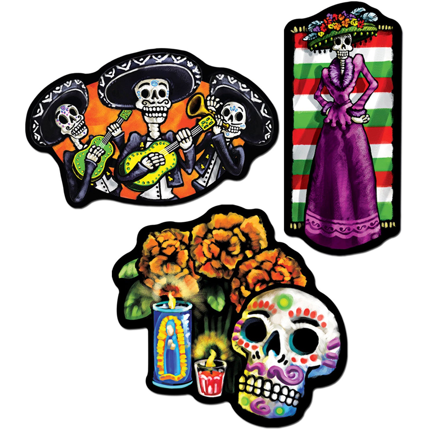 Day Of The Dead Cutouts