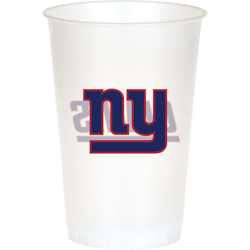 New York Giants 20oz Plastic Cups (8ct)
