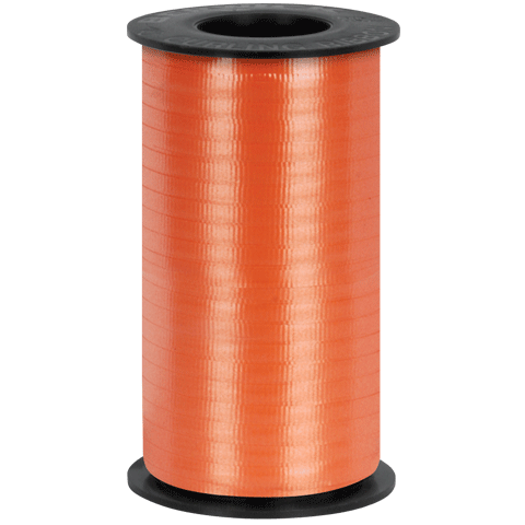 Orange Curling Ribbon