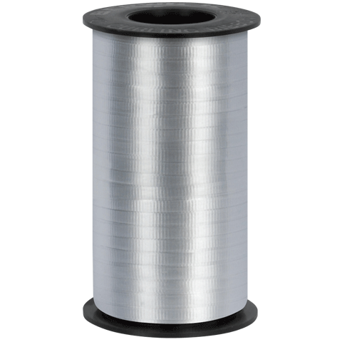 Silver Curling Ribbon