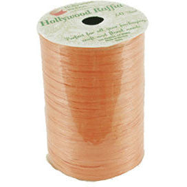 Orange Raffia 60' Spool