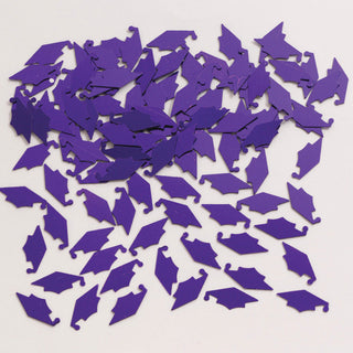 Purple Graduation Cap Confetti