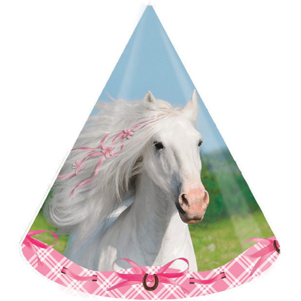 Heart My Horse Party Hats (8ct)