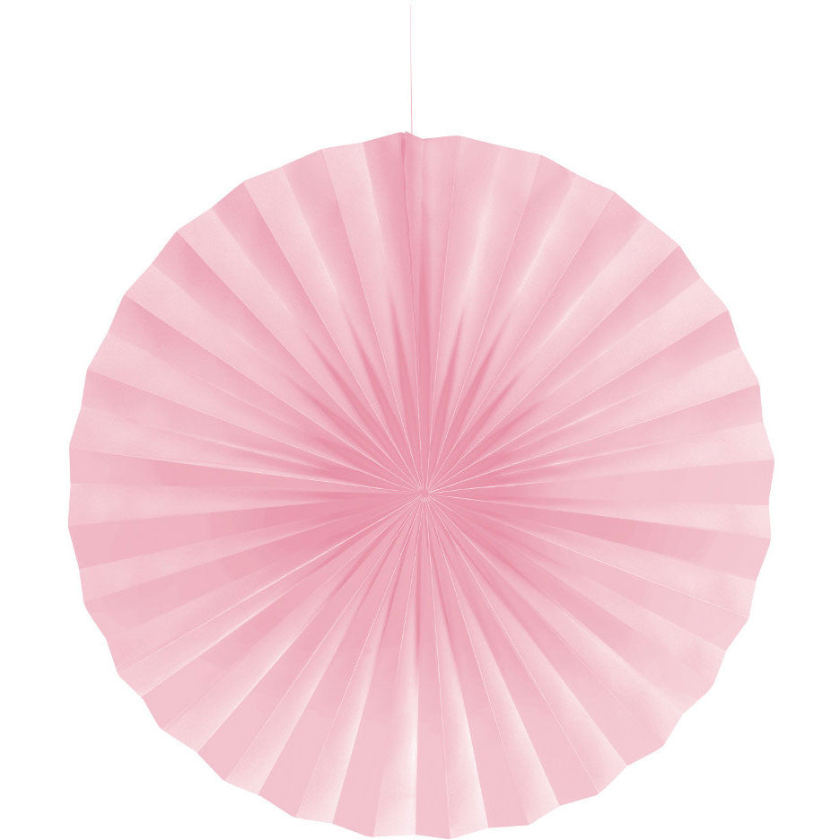 Classic Pink 16" Paper Fan