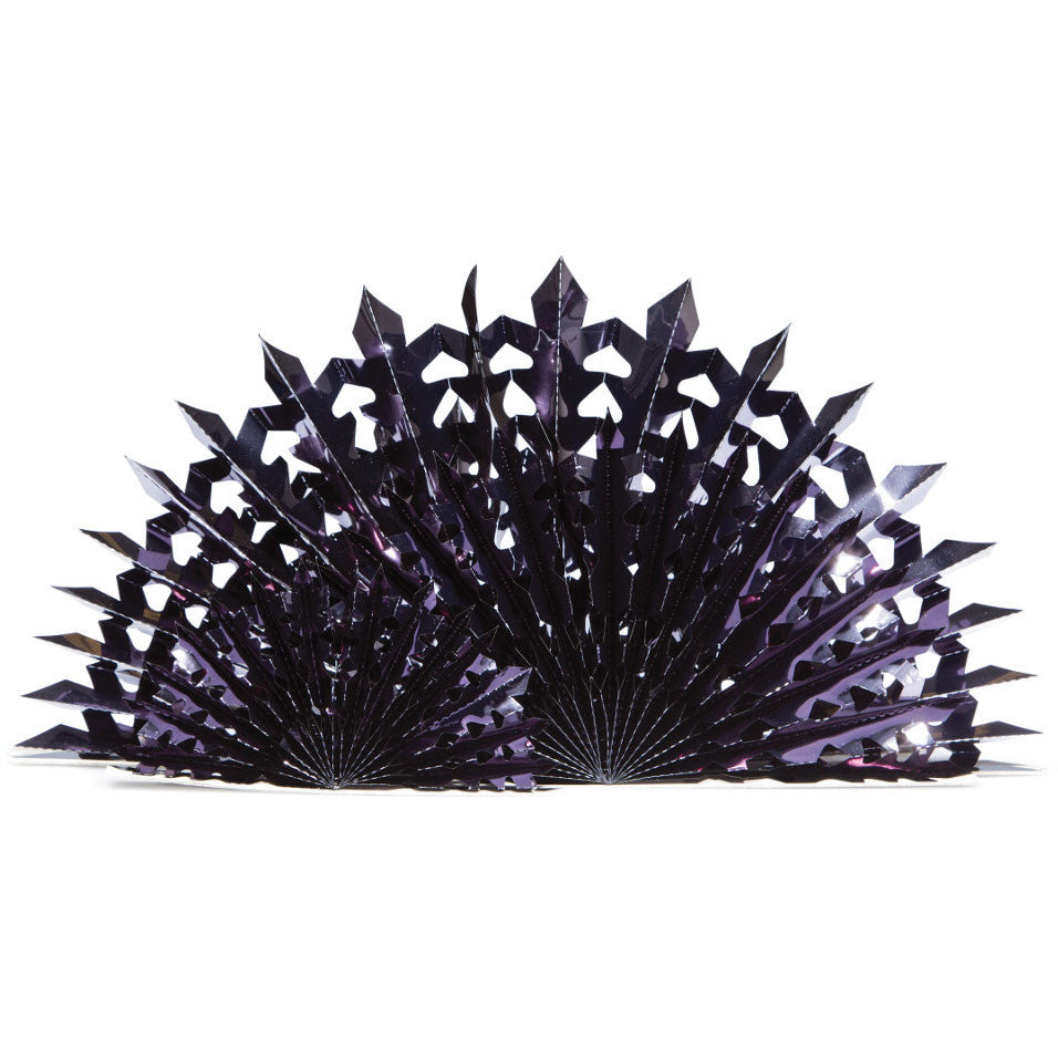 Glitz Black Fan Centerpiece