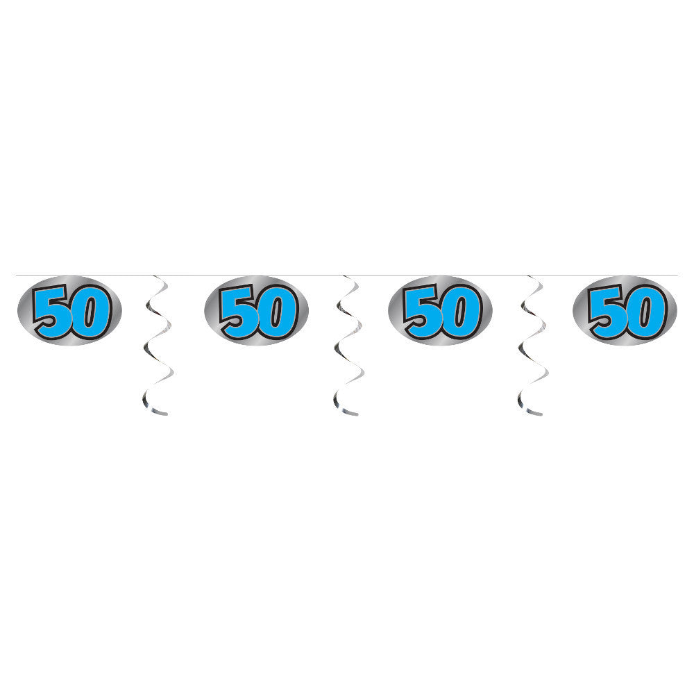 50 Embossed Foil Garland