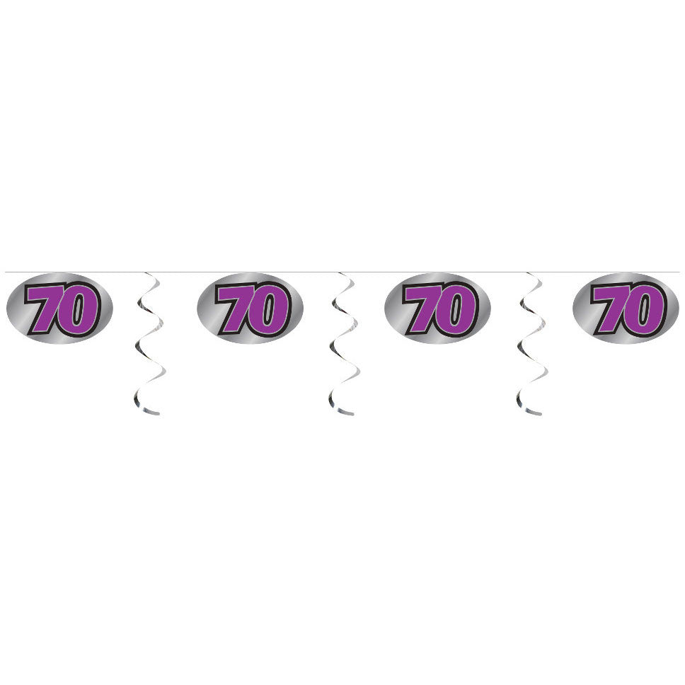 70 Embossed Foil Garland