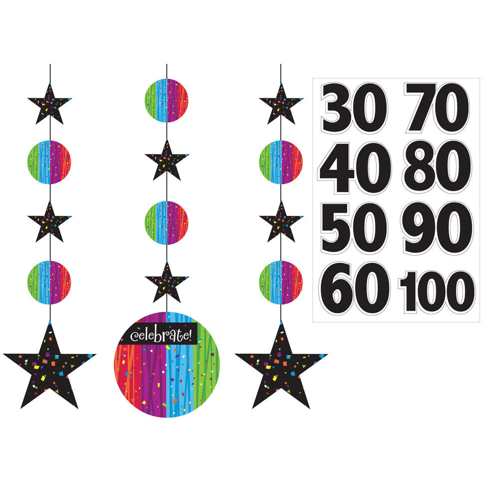 Milestone Celebrations Hanging Cutouts
