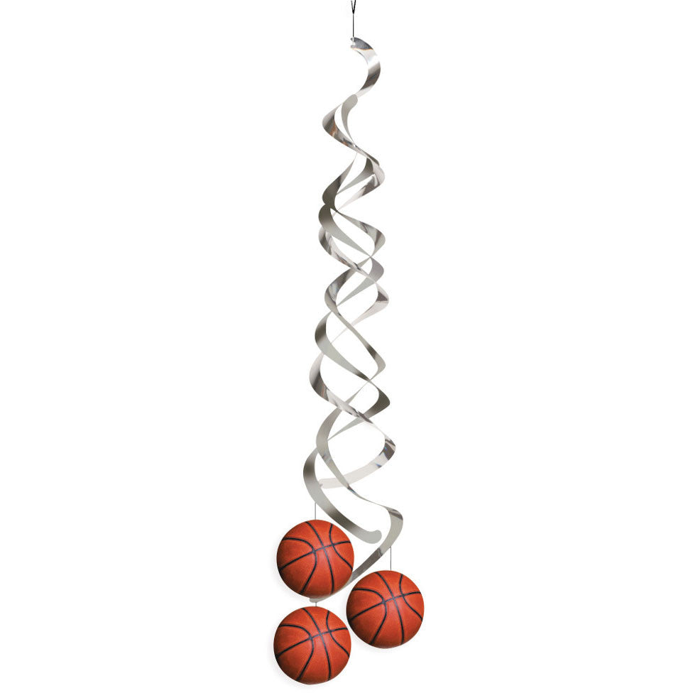 Basketball Fanatic Deluxe Hanging Swirls (2ct)