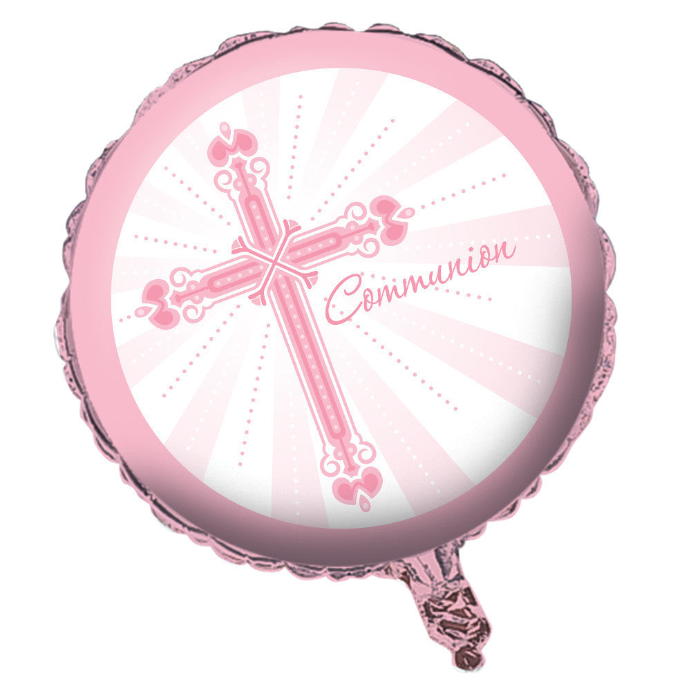 Blessings Pink 18" Round Foil Balloon