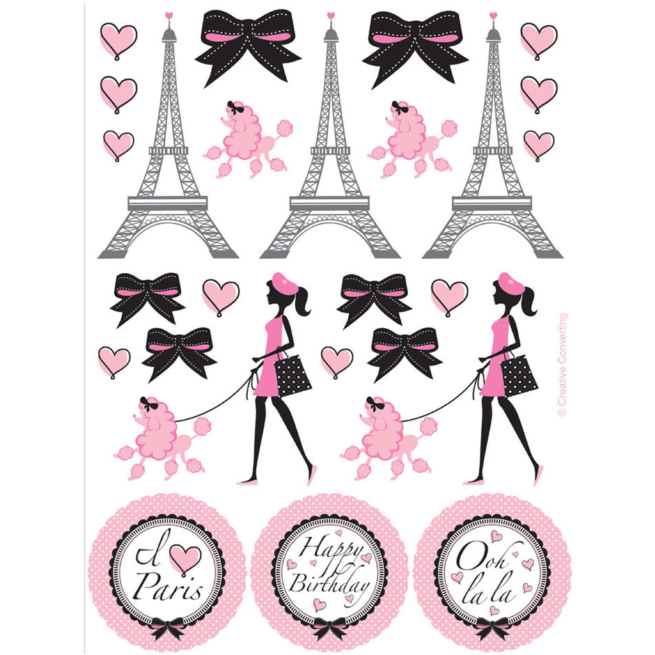 Party in Paris Stickers, Value