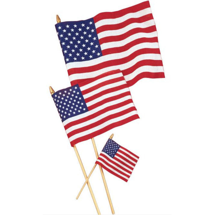8" x 12" Cloth American Flag