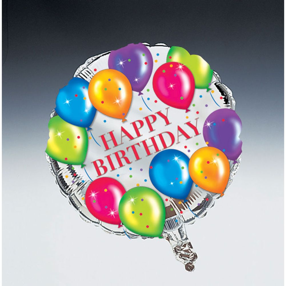Birthday Balloons 18" Foil Balloon