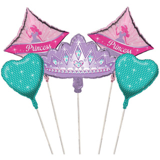 Princess Party Bouquet of Balloons (5pc)