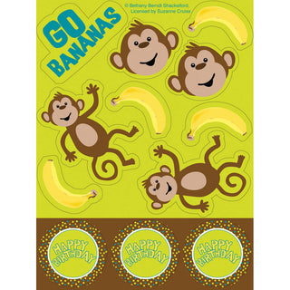 Monkeyin' Around Stickers