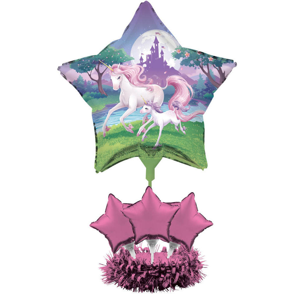Unicorn Fantasy Air Filled Balloon Centerpiece Kit
