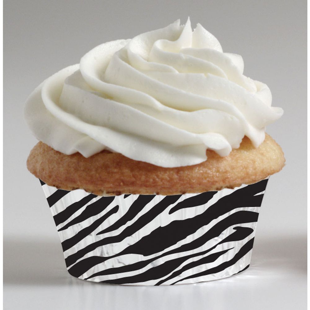 Zebra Print Mini Baking Cups (100ct)