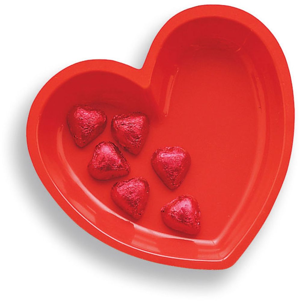 Red Heart Plastic Tray