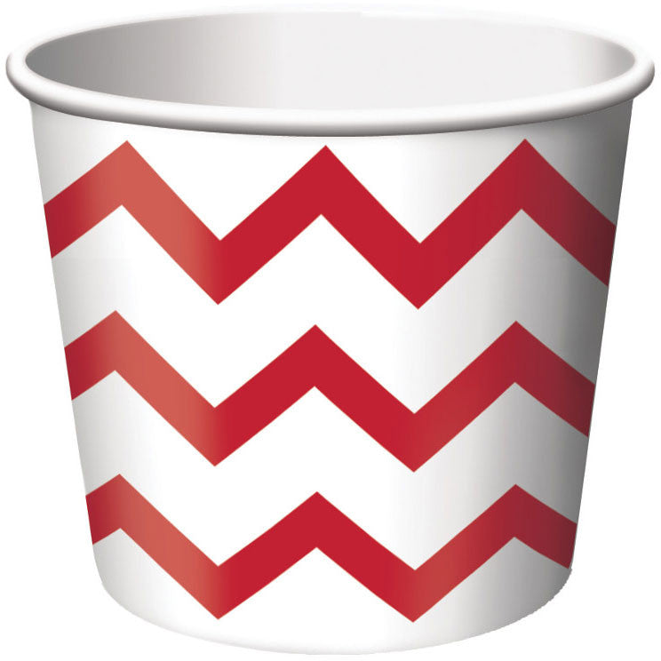 Red Chevron Treat Cups (6ct)