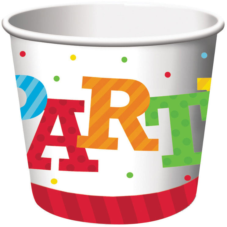 Birthday Stripes Treat Cups (6ct)