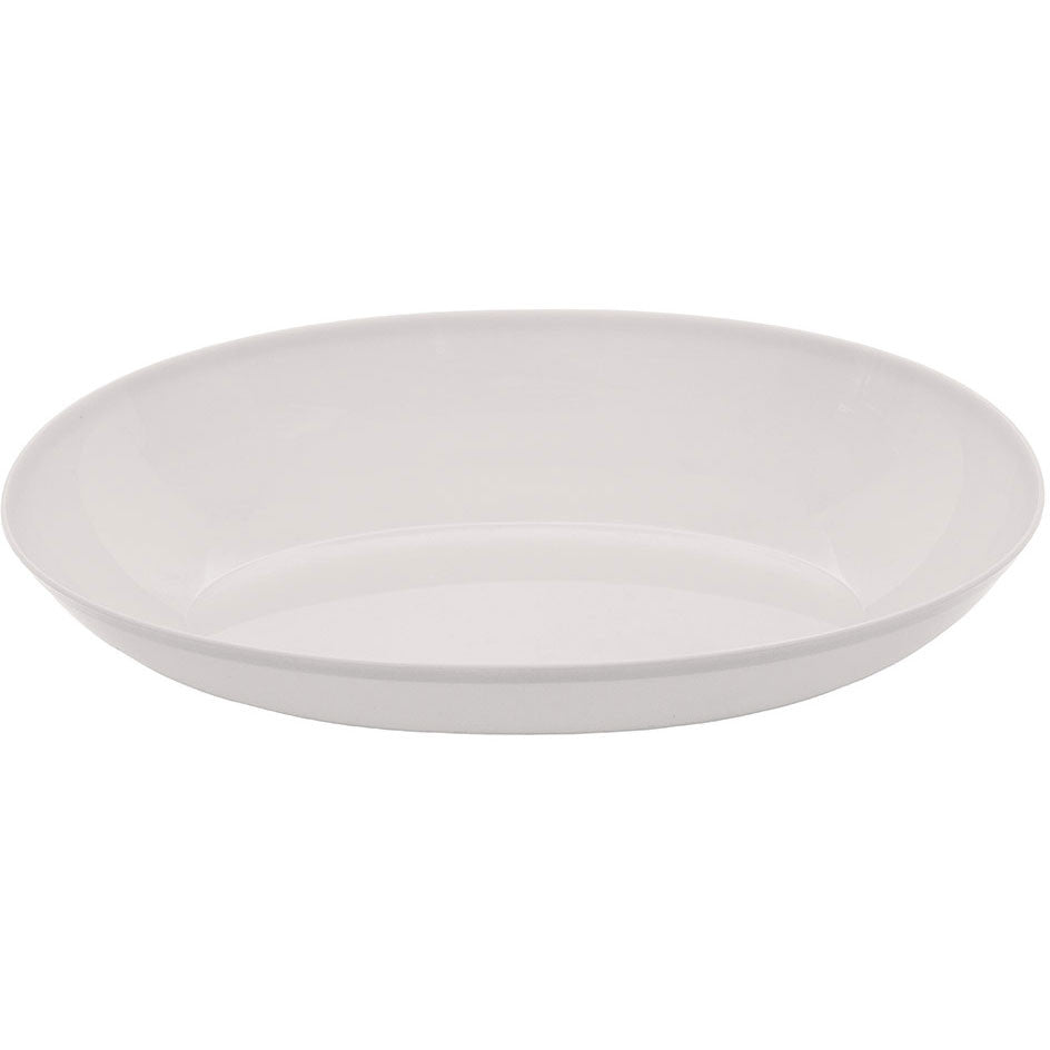 White Bowl, Plastic Small Oval