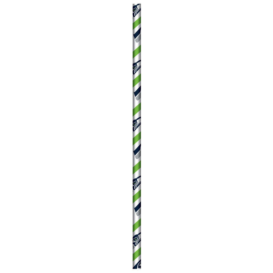 Seattle Seahawks Paper Straws (24ct)