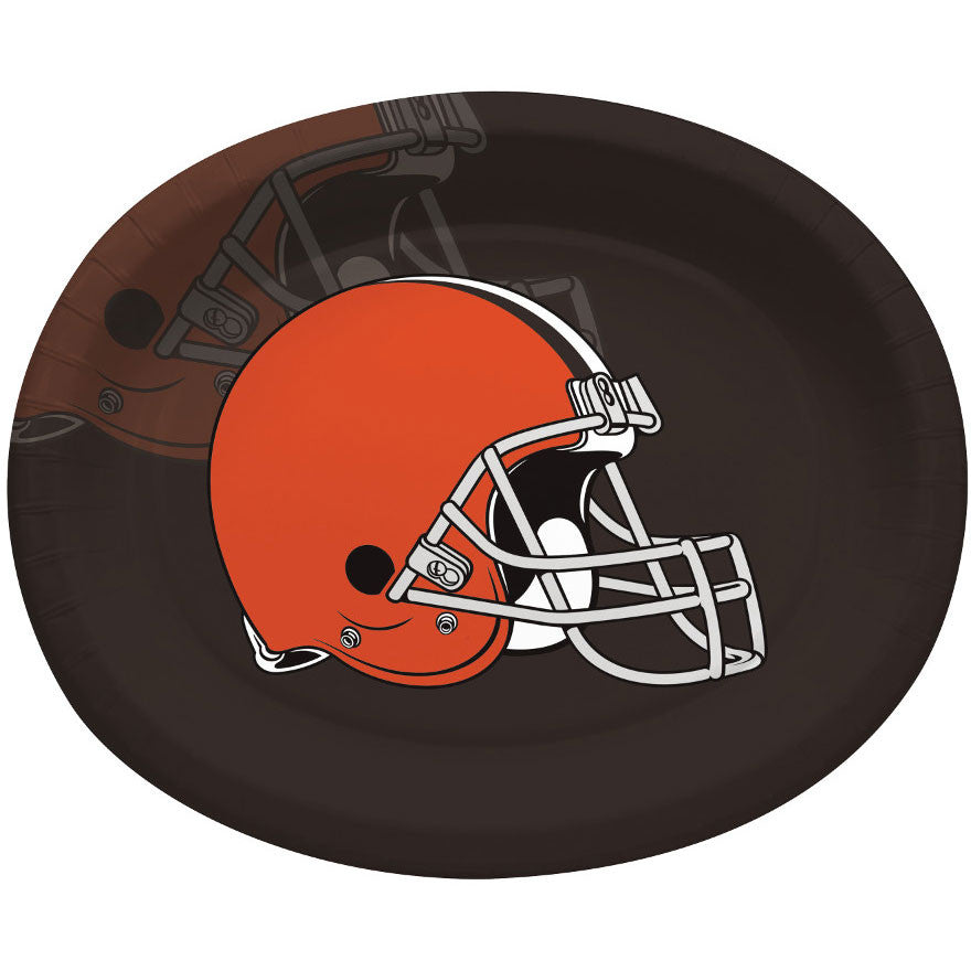 Cleveland Browns Oval Banquet Plates (8ct)