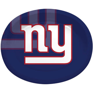 New York Giants Oval Banquet Plates (8ct)