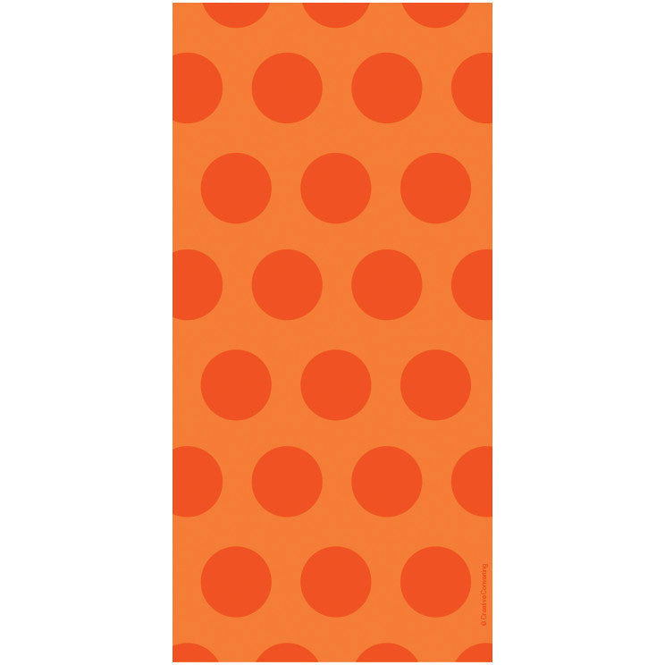 Sunkissed Orange Dots Cello Bags (20ct)
