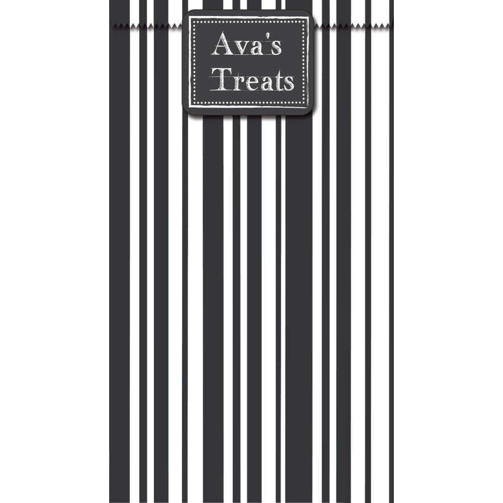 Loot Bags with Chalkboard Label