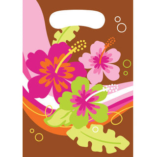 Aloha Birthday Plastic Loot Bag (8)