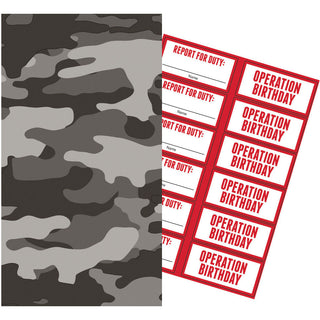 Operation Camo Cell Bags with Stickers (6ct)