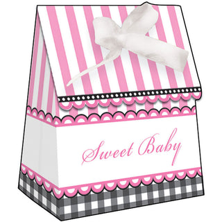 Sweet Baby Feet - Pink Favor Boxes