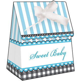 Sweet Baby Feet - Blue Favor Boxes