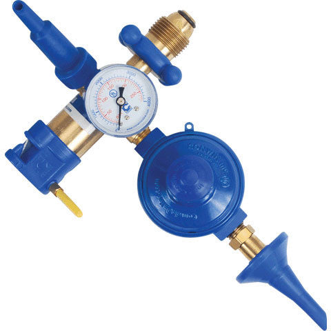 Foil Balloon Regulator With Gauge