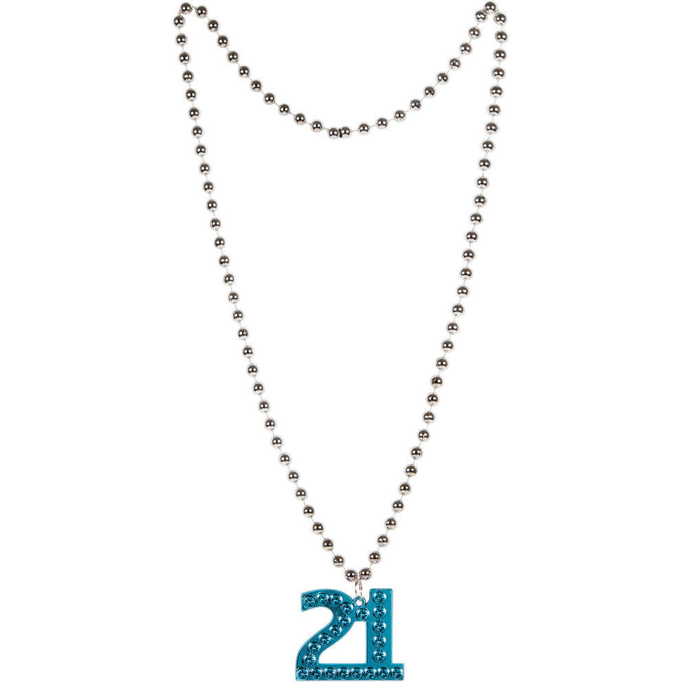 Age 21 Plastic Medallion Necklace