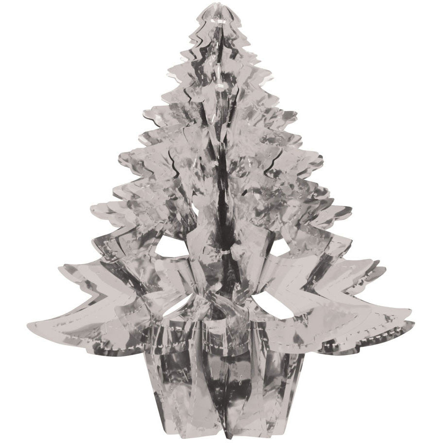 16" Glitz Silver Hanging Christmas Tree