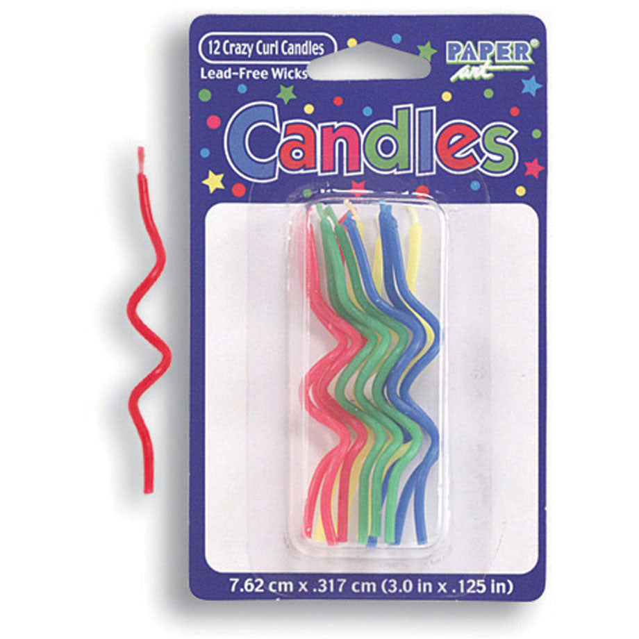 Crazy Curl Stick Candles (12ct)