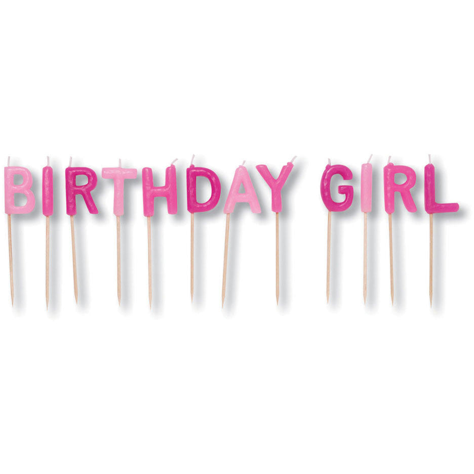 Birthday Girl Candle Pick Set