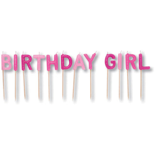 Birthday Girl Candle Pick Set