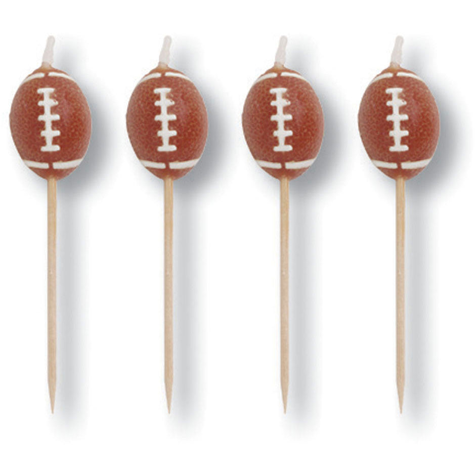 Football Candle Picks (4ct)