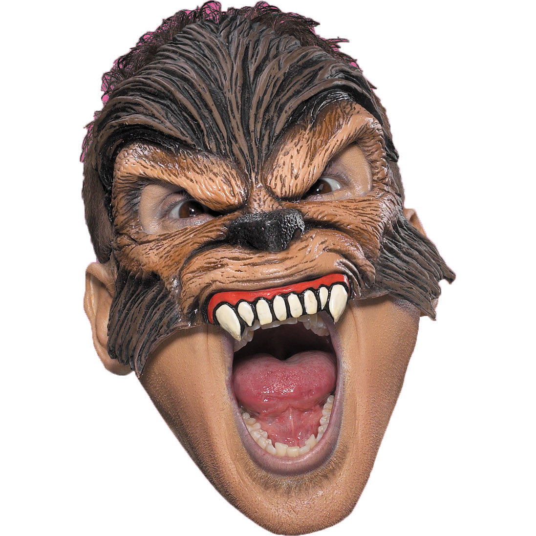 Wolfman Adult Vinyl Chinless Mask Adult