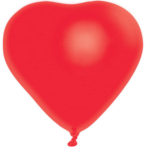 Balloon Latex Heart-Shaped (6ct)