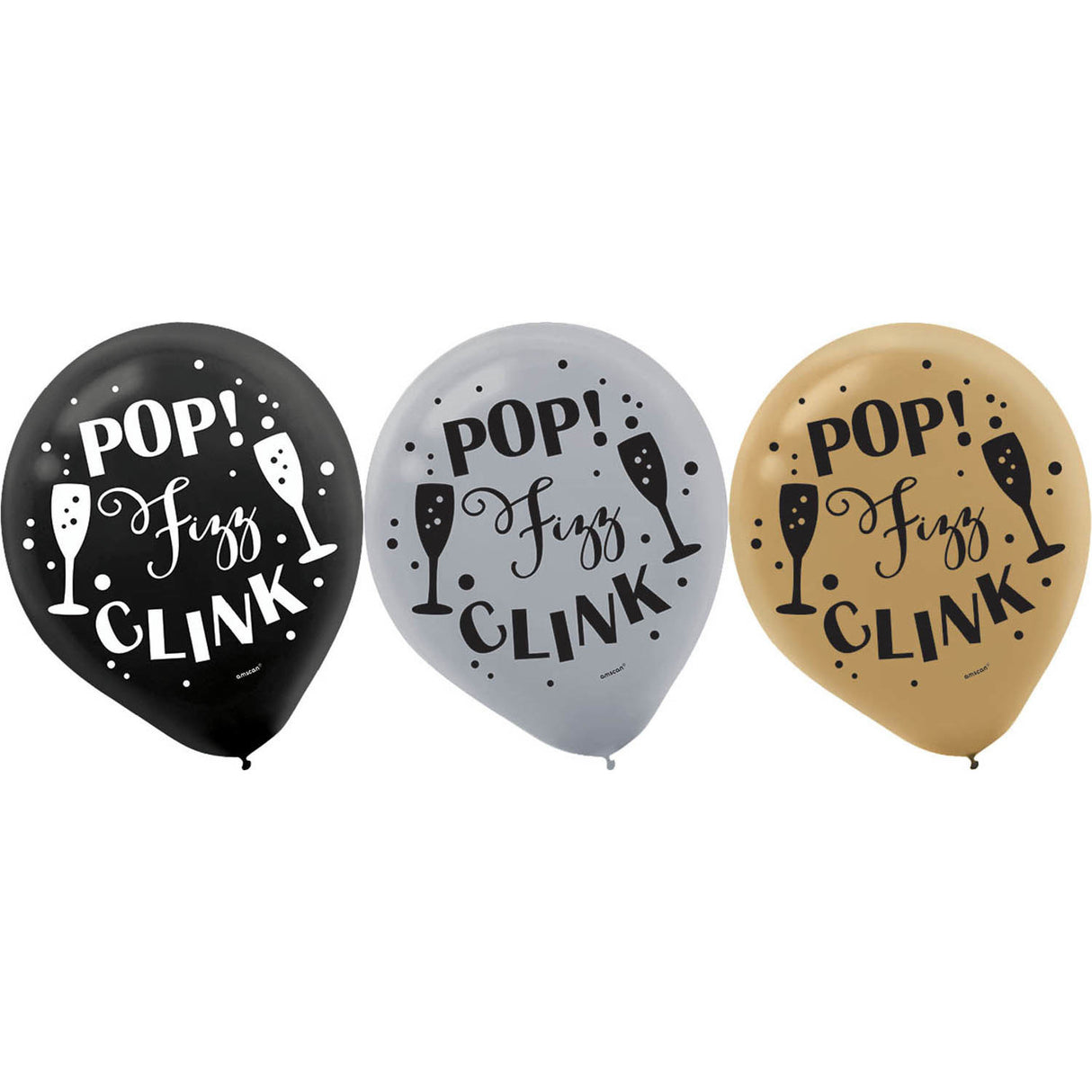 11" Champagne Toast Latex Balloons (15ct)