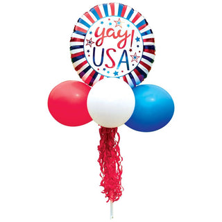Air-filled Patriotic Balloon Yard Sign Kit