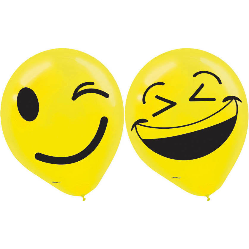 Amscan 12" Smile Latex Balloons (6ct)