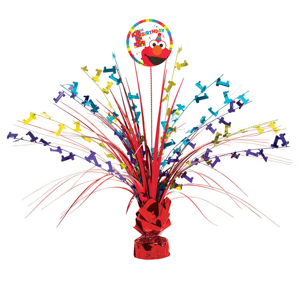 Elmo Turns One 12" Spray Centerpiece